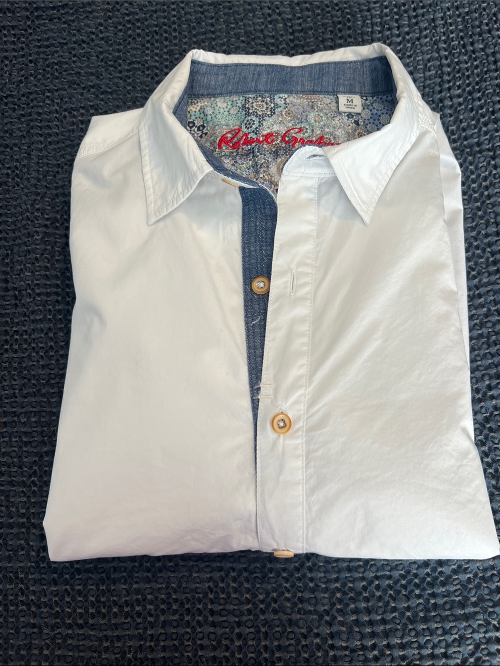 Men's White Button-Down Shirt